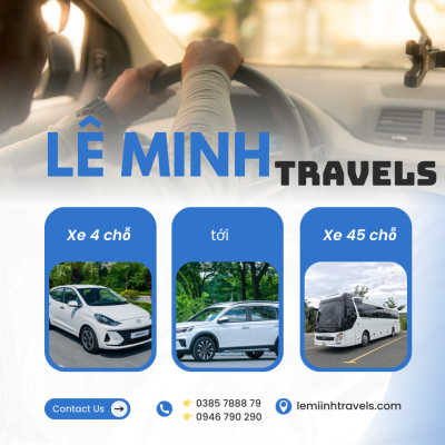 Lê Minh Travels – Đơn Vị Cho Thuê Xe Du Lịch Uy Tín Hàng Đầu Tại TP.HCM